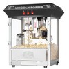 Great Northern Popcorn Lincoln Countertop Popcorn Machine Popper Makes 3 Gallons, 8-Ounce Kettle, Drawer, Tray, Scoop(Black) 350366YWP